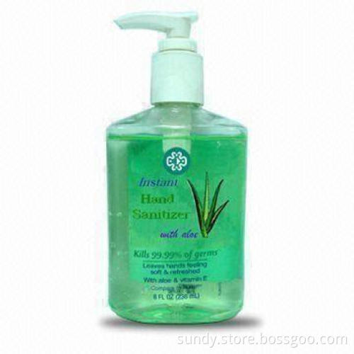 8oz Hand Sanitizer with 62% Ethyl Alcohol, Aloe and Vitamin E